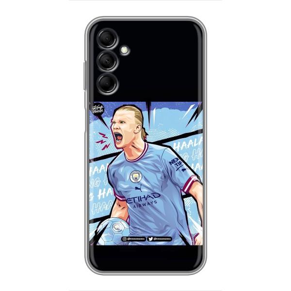 Чехлы с футболистом Ерлинг Холанд для Samsung Galaxy M14 (M146) (AlphaPrint) – гол Эрлинг Холланд