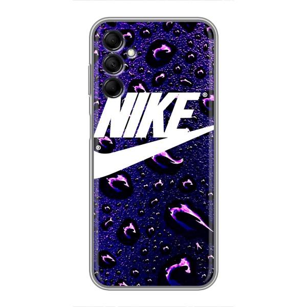 Чехол с логотипом Найк на Samsung Galaxy M14 (M146) – Найк на фиолетовом