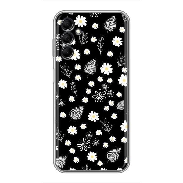 Чехлы с тематикой "ЦВЕТЫ" на Samsung Galaxy M14 (M146) – цветение на чорном