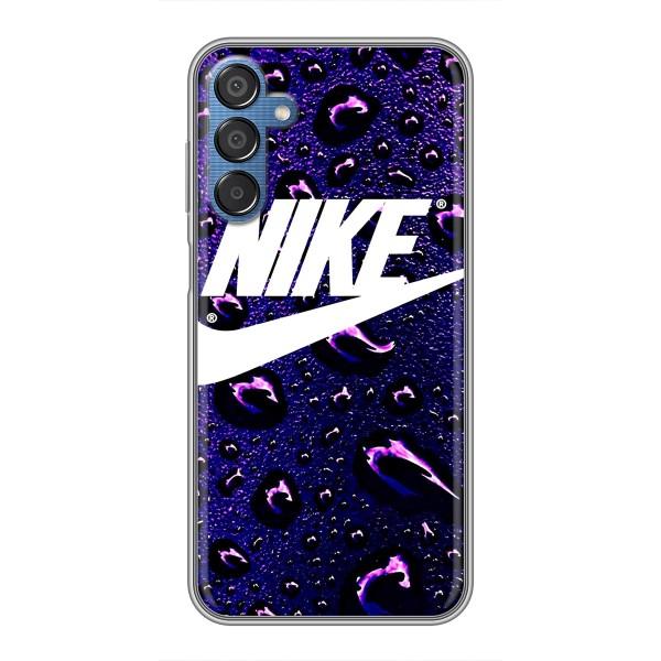 Чехол с логотипом Найк на Samsung Galaxy M15 (M156) – Найк на фиолетовом