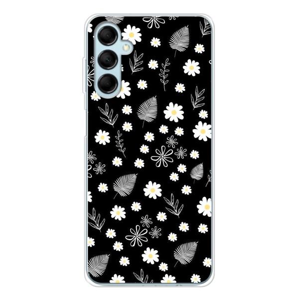 Чехлы с тематикой "ЦВЕТЫ" на Samsung Galaxy M16 – цветение на чорном