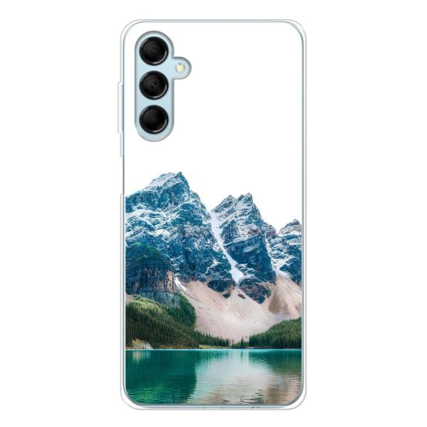 Силиконовый чехол с КАРТИНКАМИ лето для Samsung Galaxy M16 (AlphaPrint) – Гори