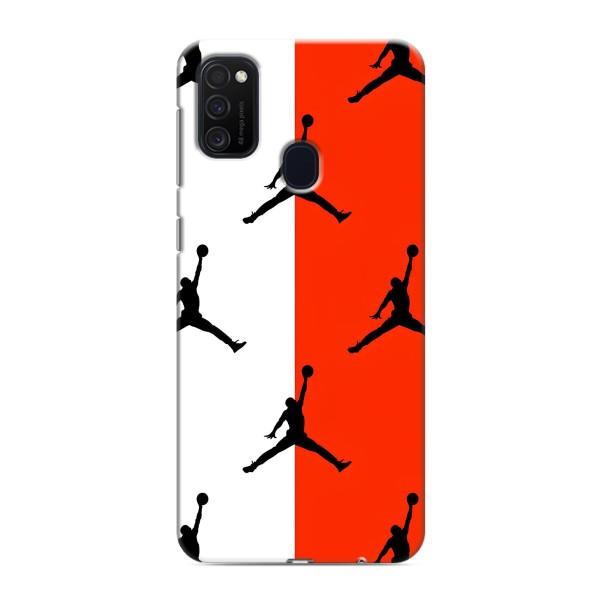 Чехлы для Samsung Galaxy M21 - с картинкой JORDAN (AlphaPrint) – Лого Джордан