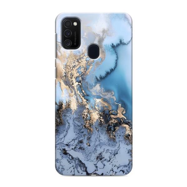 Мраморный чехол на Samsung Galaxy M21s (VPrint) – Нежный мрамор