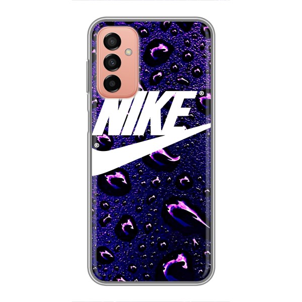 Чехол с логотипом Найк на Samsung Galaxy M23 (5G) – Найк на фиолетовом