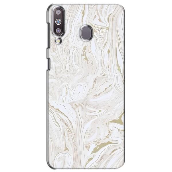 Мраморный чехол на Samsung Galaxy M30 (M305) (VPrint) – Белый мрамор
