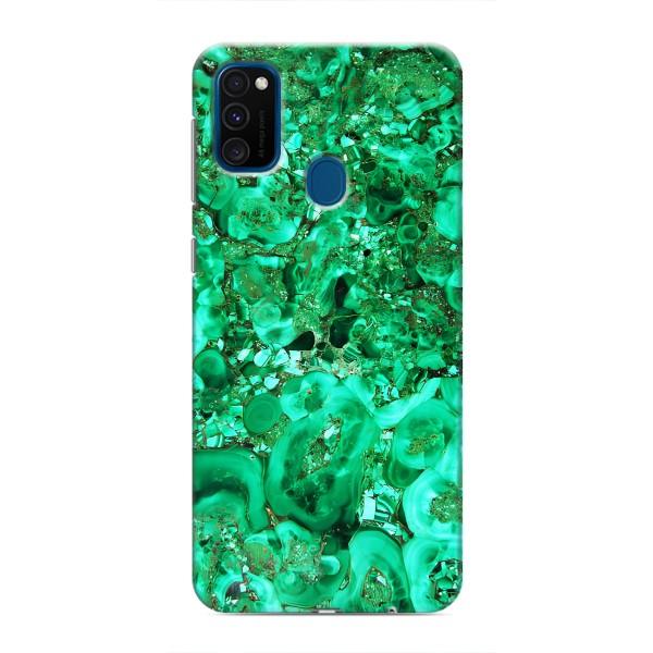 Мраморный чехол на Samsung Galaxy M30s (M307) (VPrint) – Салатный Мрамор
