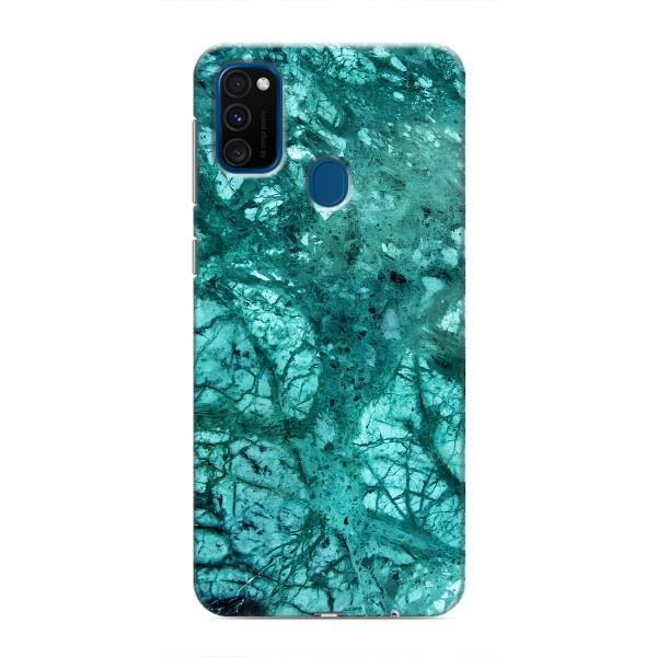 Мраморный чехол на Samsung Galaxy M30s (M307) (VPrint) – Зеленый мрамор