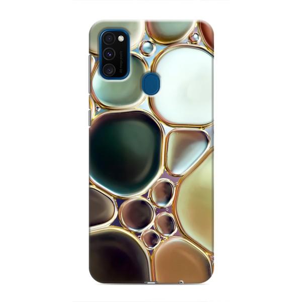 Мраморный чехол на Samsung Galaxy M31 (VPrint) – Радужный Мрамор