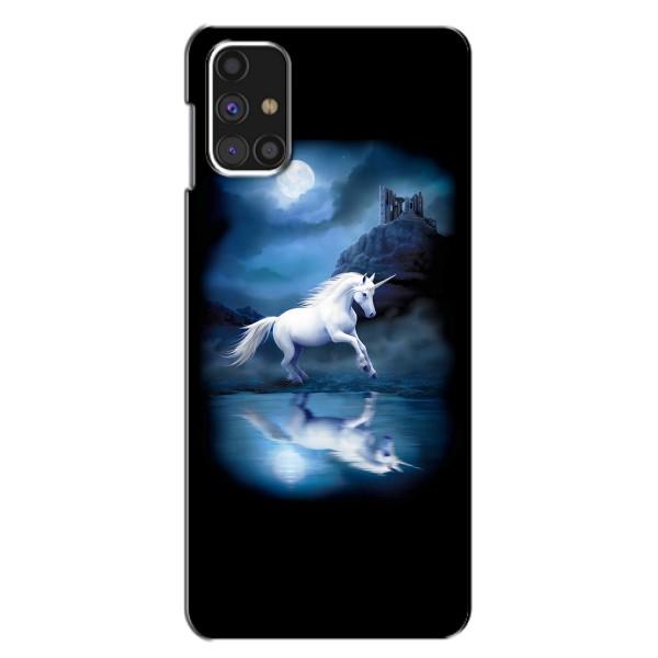 Чехол для Самсунг М31с - (Единорожки - Новинки) (AlphaPrint) – Единорог