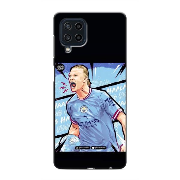 Чехлы с футболистом Ерлинг Холанд для Samsung Galaxy M32 (AlphaPrint) – гол Эрлинг Холланд