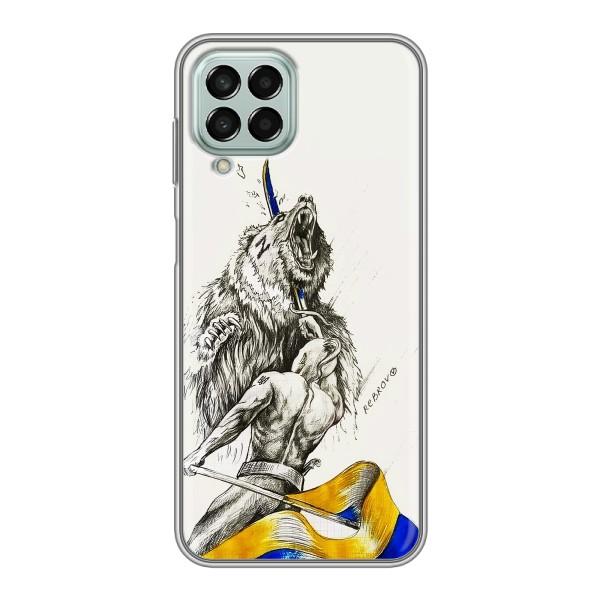 Чехлы Доброго вечора, ми за України для Самсунг М33 (5G) (AlphaPrint) – Победа