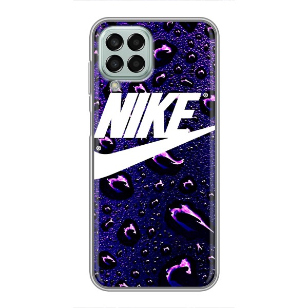 Чехол с логотипом Найк на Samsung Galaxy M33 (5G) (M336B) – Найк на фиолетовом