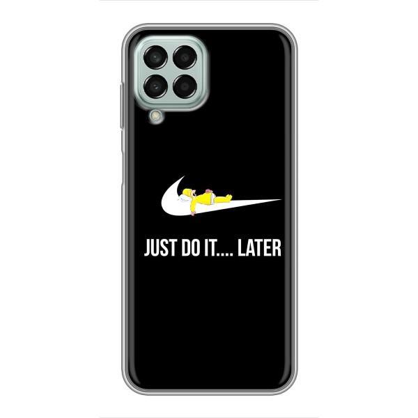 Чехол с логотипом Найк на Samsung Galaxy M33 (5G) (M336B) – Nike just do it