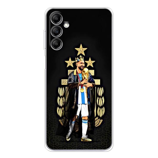 Чехлы для Samsung Galaxy M35 5G (Leo чемпион) (AlphaPrint) – Месси Король