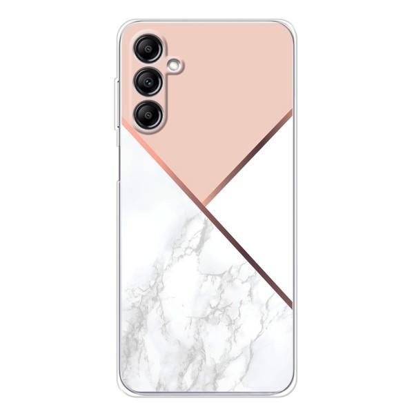 Мраморный чехол на Samsung Galaxy M35 5G (VPrint) – Тройной мрамор