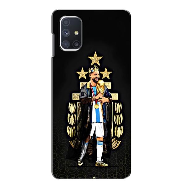 Чохли для Samsung Galaxy M51 (Leo чемпіон) (AlphaPrint) – Мессі Король