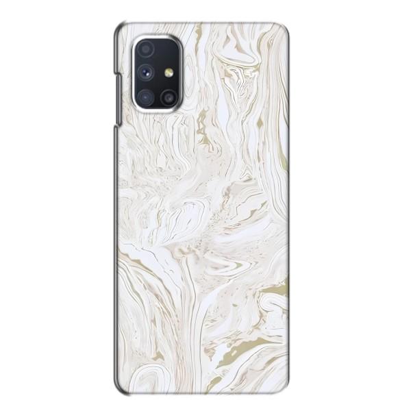 Мраморный чехол на Samsung Galaxy M51 (VPrint) – Белый мрамор
