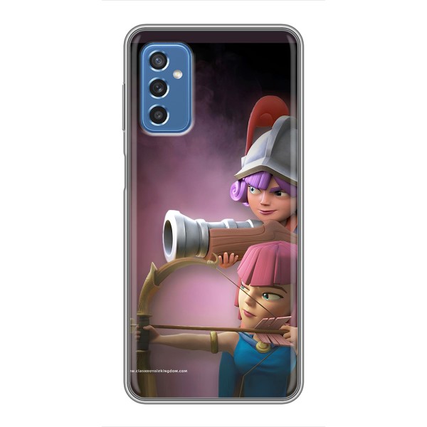 Чехол з героями Клеш Рояль для Samsung Galaxy M52 – Три мушкетёра