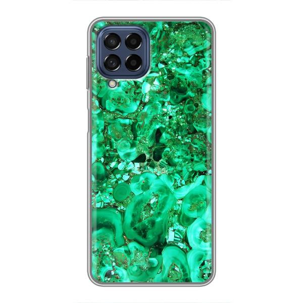 Мраморный чехол на Samsung Galaxy M53 (5G) (M536B) (VPrint) – Салатный Мрамор
