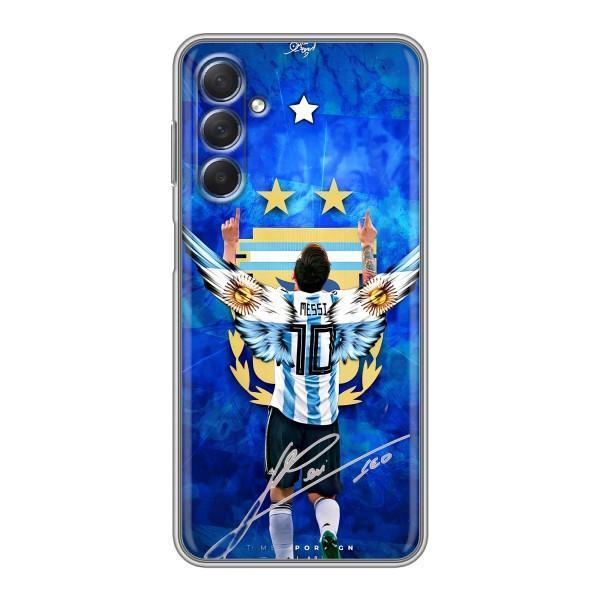 Чохли для Sansung Galaxy M54 (5G) (Leo чемпіон) (AlphaPrint) – Мессі збірна