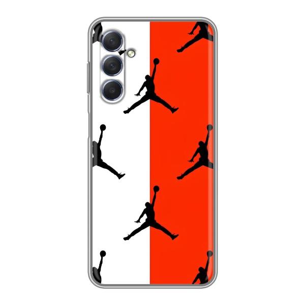 Чохли для Sansung Galaxy M54 (5G) - з картинкою JORDAN (AlphaPrint) – Лого Джордан