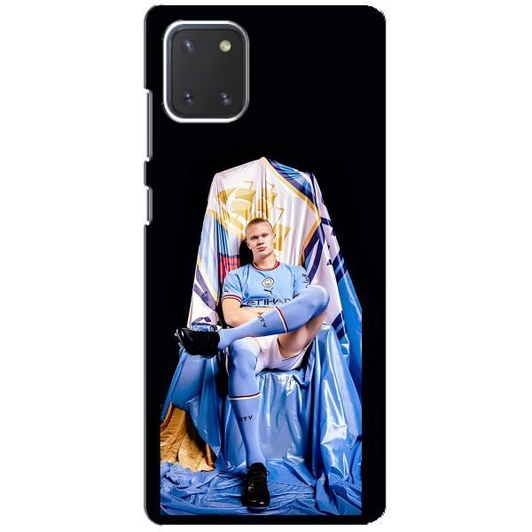 Чехлы с футболистом Ерлинг Холанд для Samsung Galaxy Note 10 Lite (AlphaPrint) – футболист Холанн