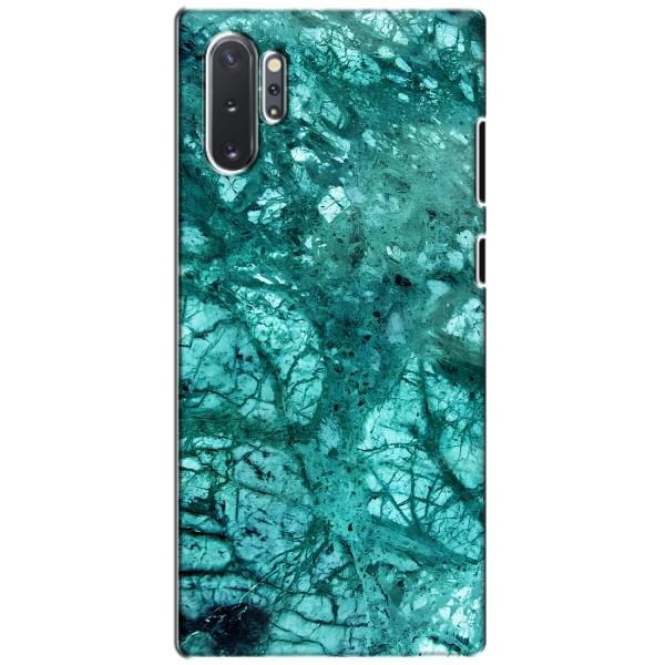 Мраморный чехол на Samsung Galaxy Note 10 Plus (VPrint) – Зеленый мрамор