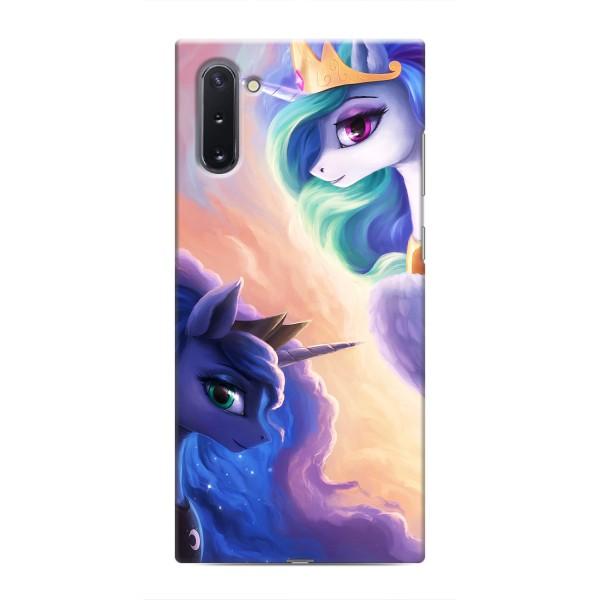 Чехол для Самсунг Галакси Ноут 10 - (Единорожки - Новинки) (AlphaPrint) – Единорожки