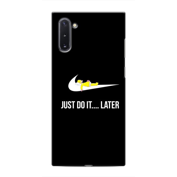 Чехол с логотипом Найк на Samsung Galaxy Note 10 – Nike just do it