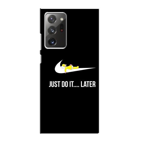 Чохол з логтипом Найк на Samsung Galaxy Note 20 Ultra – Nike just do it