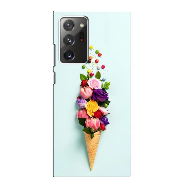 Чехлы с тематикой "ЦВЕТЫ" на Samsung Galaxy Note 20 Ultra – Цветок-мороженное