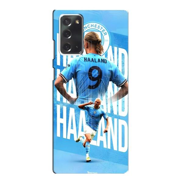Чехлы с футболистом Ерлинг Холанд для Samsung Galaxy Note 20 (AlphaPrint) – Erling Haaland