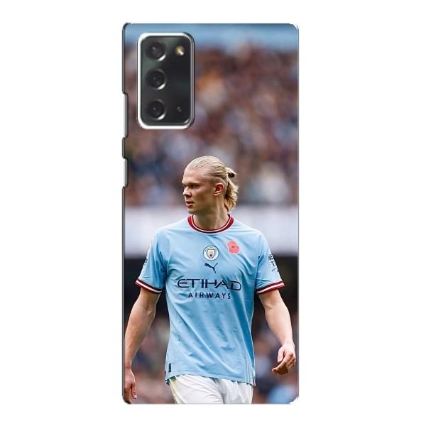 Чехлы с футболистом Ерлинг Холанд для Samsung Galaxy Note 20 (AlphaPrint) – Эрлинг Холанд