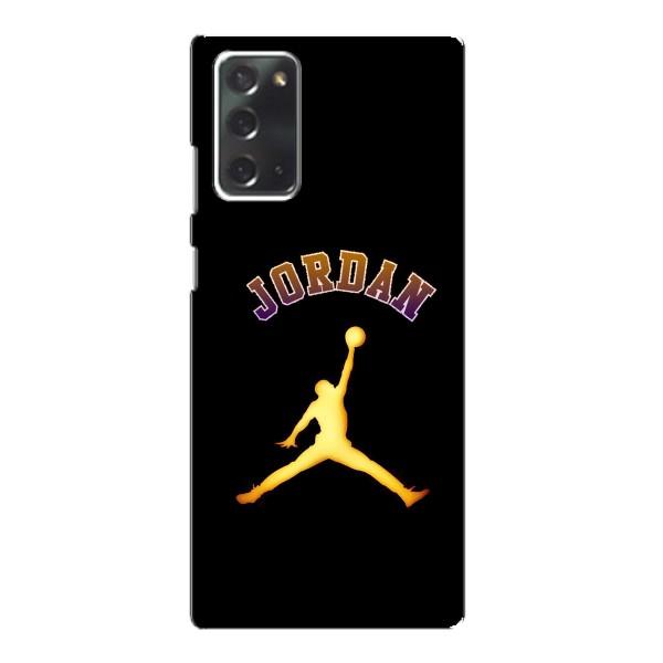 Чохли для Samsung Galaxy Note 20 - з картинкою JORDAN (AlphaPrint) – Jordan Gold