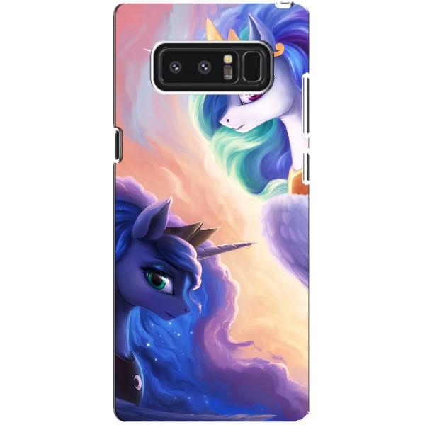 Чехол для Самсунг Галакси Ноут 8 - (Единорожки - Новинки) (AlphaPrint) – Единорожки