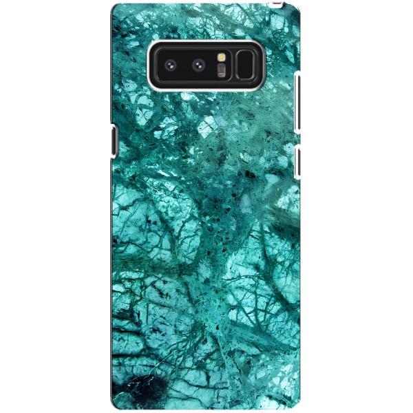 Мраморный чехол на samsung Galaxy Note 8 (VPrint) – Зеленый мрамор