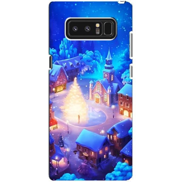 Різдвяні Чохли для samsung Galaxy Note 8 (VPrint) – Різдвяне місто
