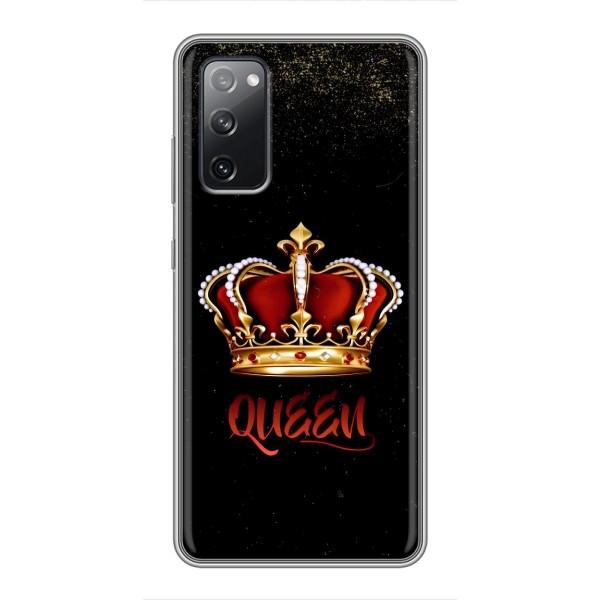 Чехол с Короной Самсунг С20 ФЕ - (AlphaPrint) – Корона короля