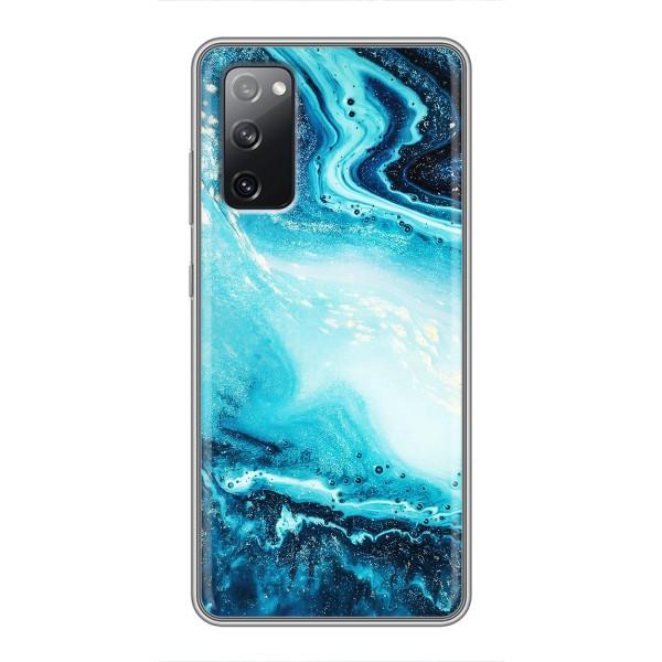 Мраморний чехол на Samsung Galaxy S20 FE (VPrint) – Блакитний мрамор