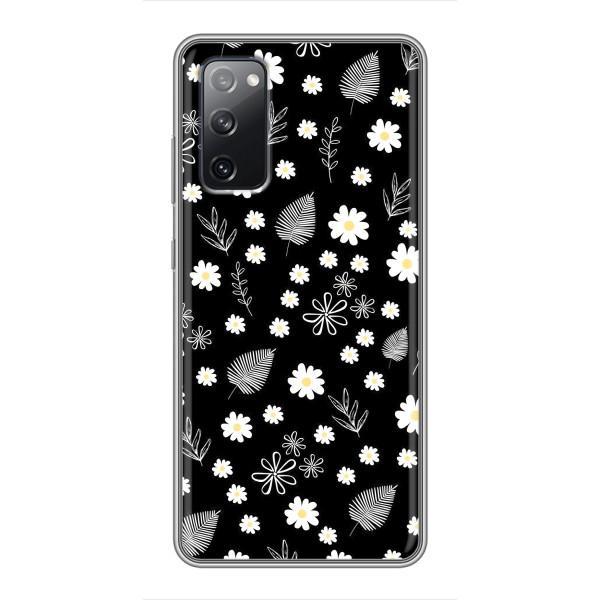 Чохли з тематикою "КВІТИ" на Samsung Galaxy S20 FE – цвітіння на чорному