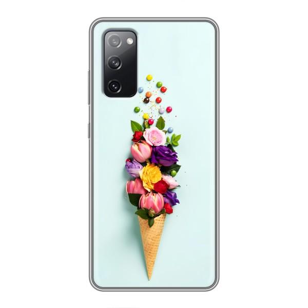 Чохли з тематикою "КВІТИ" на Samsung Galaxy S20 FE – Квітка-морозиво