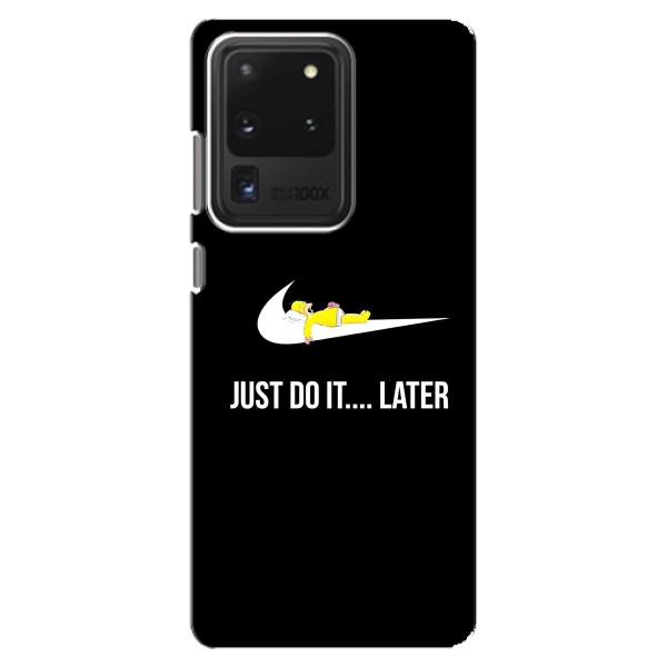 Чехол с логотипом Найк на Samsung Galaxy S20 Ultra – Nike just do it
