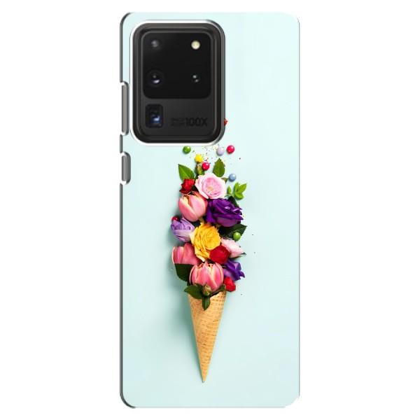 Чохли з тематикою "КВІТИ" на Samsung Galaxy S20 Ultra – Квітка-морозиво