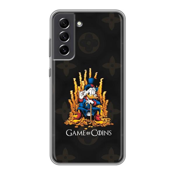 Чехли для Samsung Galaxy S21 FE - Скрудж МакДак Louis Vuitton (PREMIUMPrint) – Король грошей