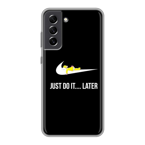 Чехол с логотипом Найк на Samsung Galaxy S21 FE – Nike just do it