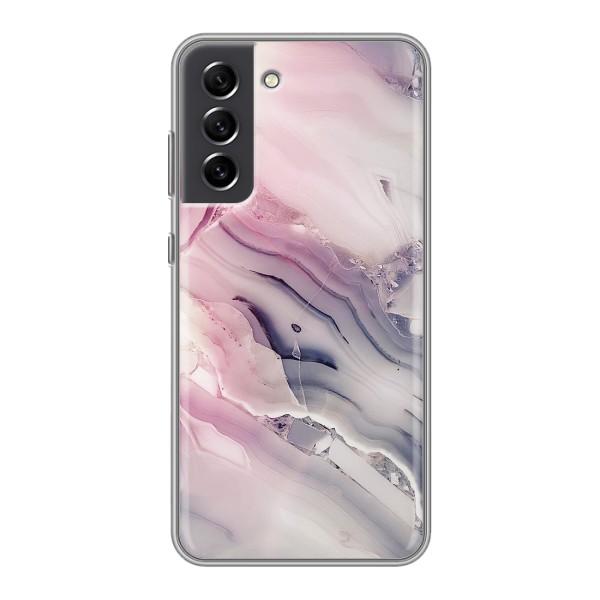 Мраморний чехол на Samsung Galaxy S21 FE (VPrint) – Пурпурний Мрамор