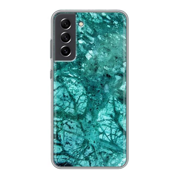 Мраморний чехол на Samsung Galaxy S21 FE (VPrint) – Зелений мрамор
