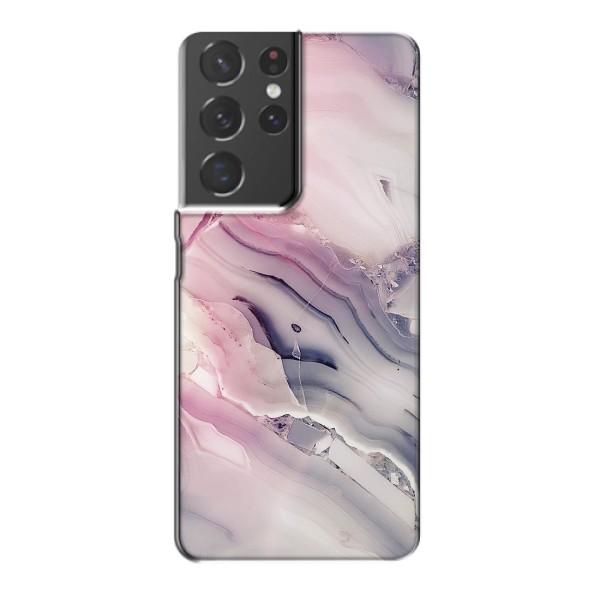 Мраморний чехол на Samsung Galaxy S21 Plus (VPrint) – Пурпурний Мрамор