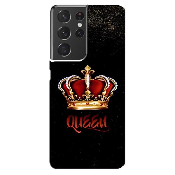 Чохол з Короною Самсунг Ґелексі S21 ультра - (AlphaPrint) – Корона короля